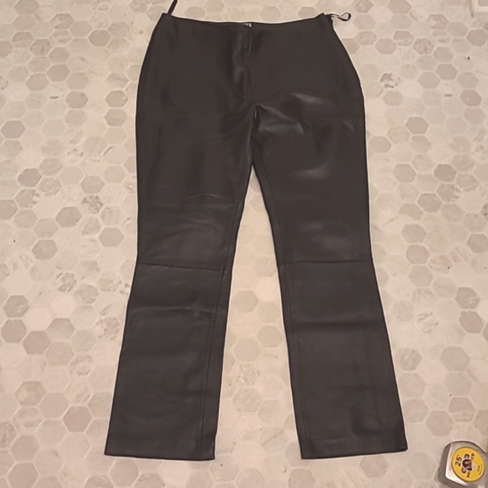 FRYE black leather pants